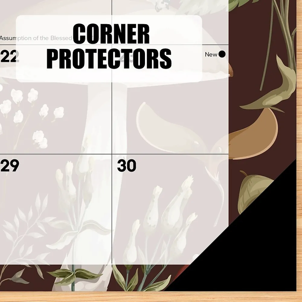 2025 Calendars|Willow Creek 2025 Woodland Mushroom 17" x 12" Monthly Desk Pad Calendar (47866)