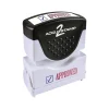 Stamps & Stamp Pads|Accu-Stamp 2 Pre-Inked Stamp, "APPROVED", Blue and Red Inks (035525)