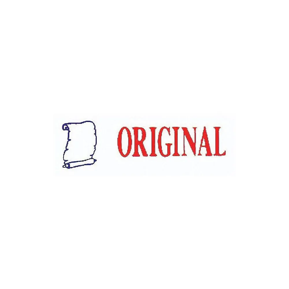 Stamps & Stamp Pads|Accu-Stamp 2 Pre-Inked Stamp, "ORIGINAL", Blue and Red Inks (035540)