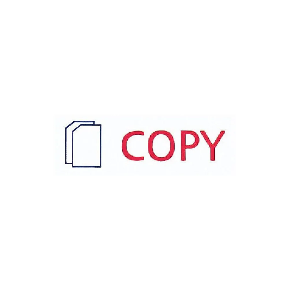 Stamps & Stamp Pads|Accu-Stamp 2 Pre-Inked Stamp, "COPY", Blue and Red Inks (035532)