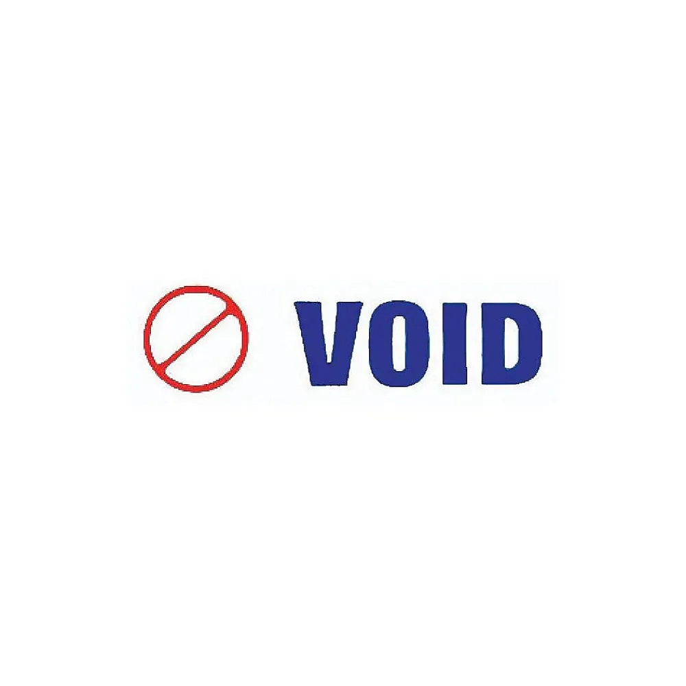 Stamps & Stamp Pads|Accu-Stamp 2 Pre-Inked Stamp, VOID, Blue and Red Inks (035539)