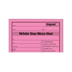 Notepads|Adams While You Were Out Memo Pads, 4.25