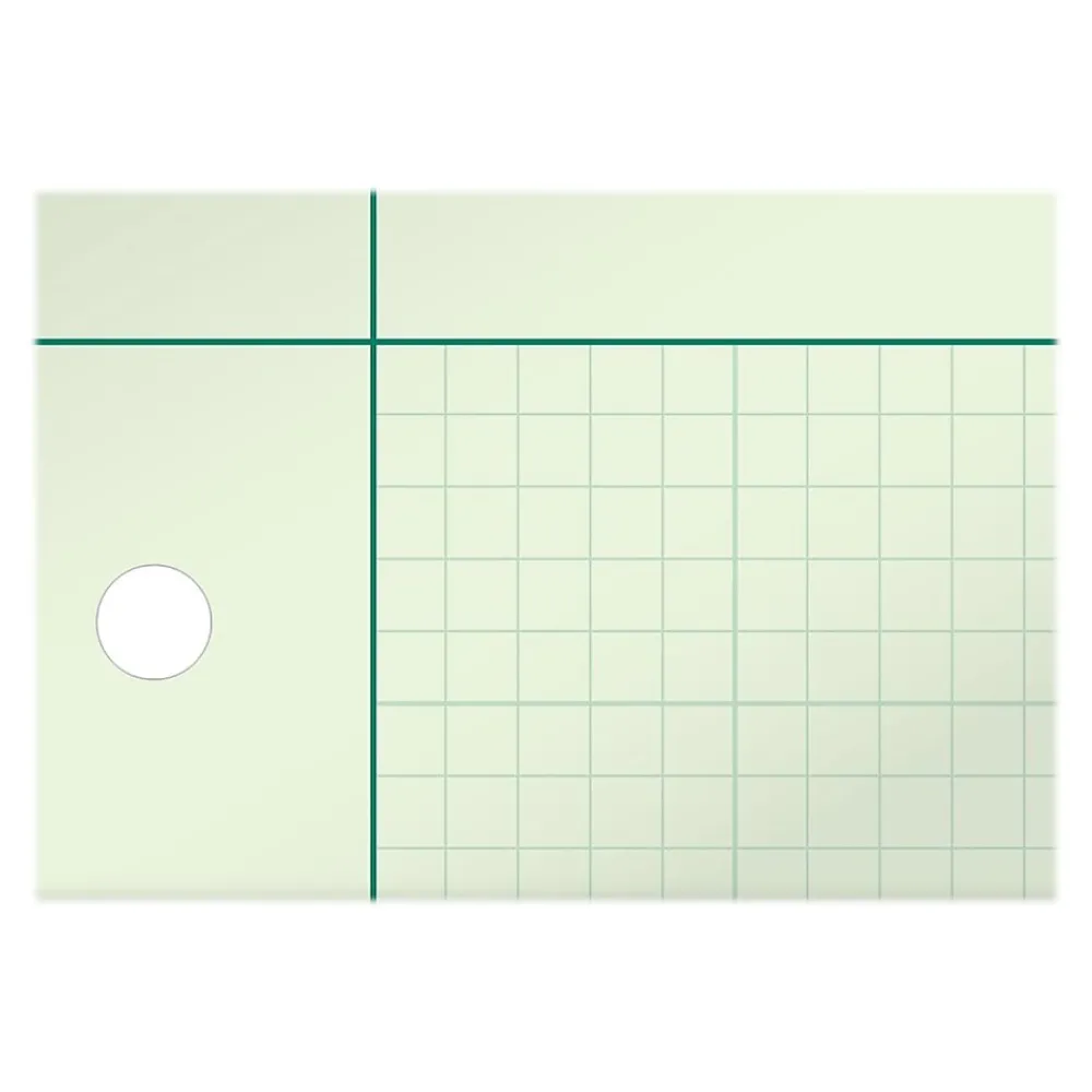 Notepads|Ampad Graph Pad, 8.5" x 11", Graph Ruled, Green Tint, 200 Sheets/Pad (22-144)
