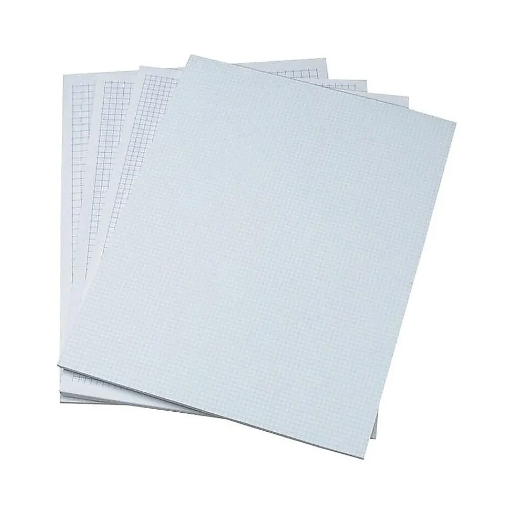 Notepads|Ampad Notepad, 8.5" x 11", Graph, White, 50 Sheets/Pad (TOP22-000)