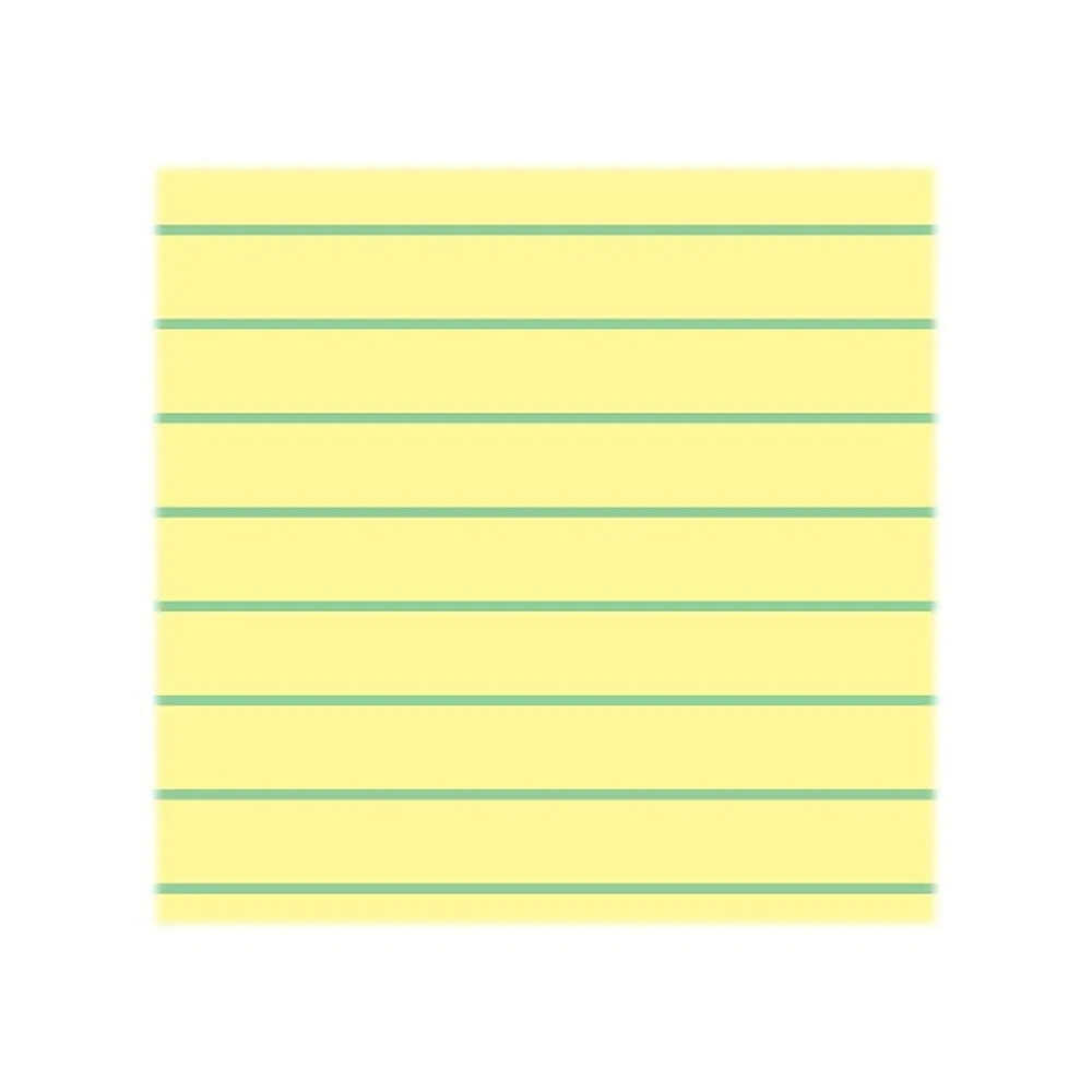 Notepads|Ampad Notepad, 8.5" x 11.75", Narrow, Canary, 100 Sheets/Pad (TOP 20-246)