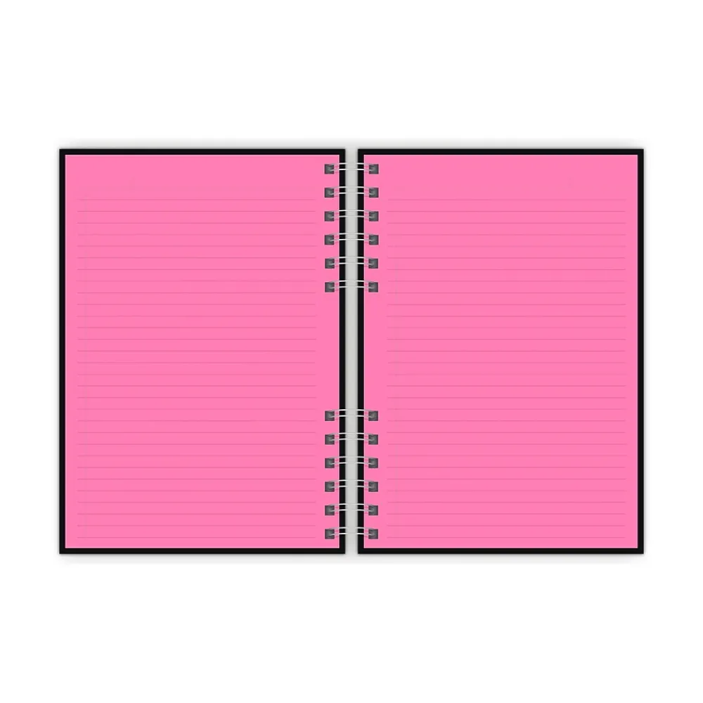 Journals|Astrobrights Twin Wire Journal, 6.5" x 8.25", Assorted Colors, 180 Pages, 2/Pack (91556)