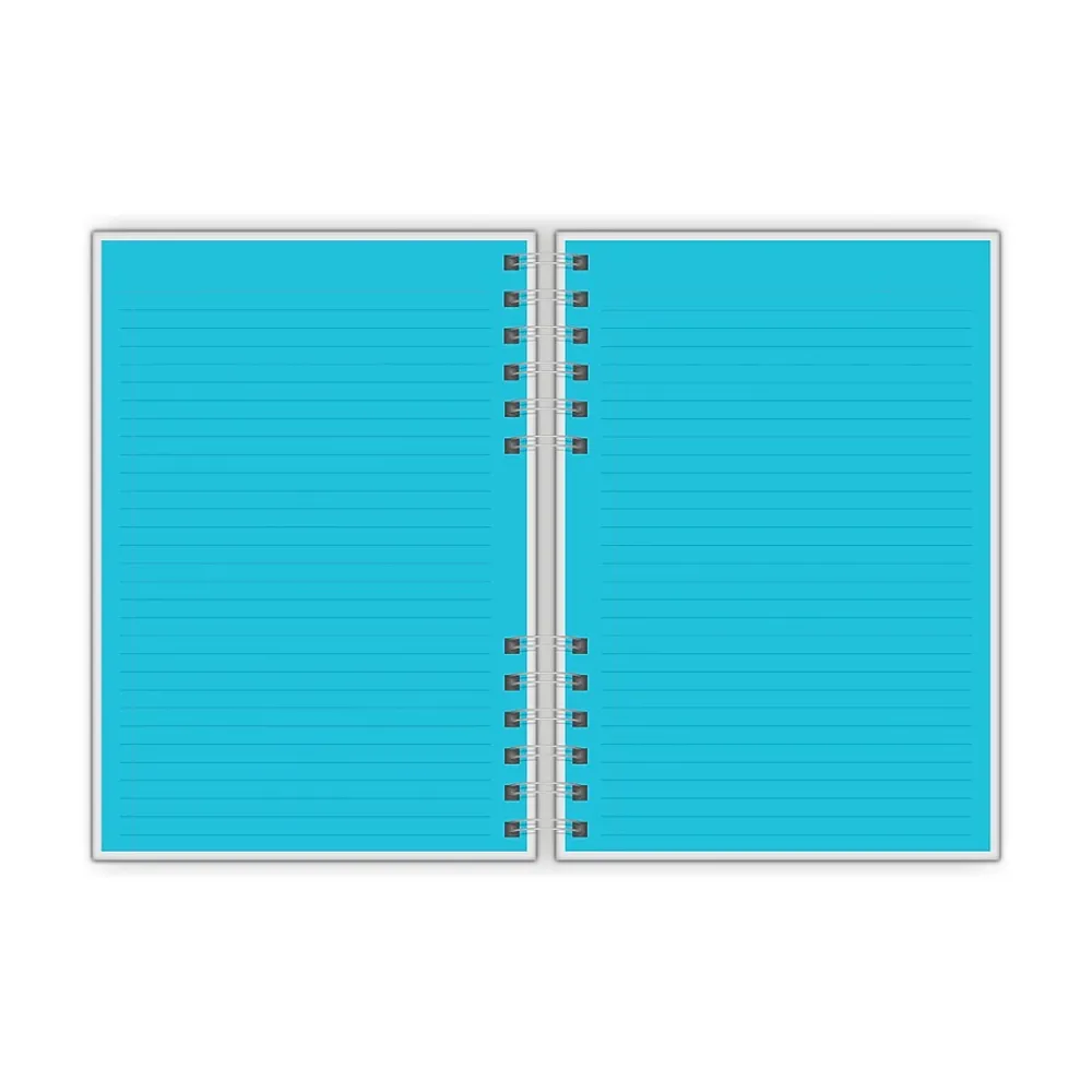 Journals|Astrobrights Twin Wire Journal, 6.5" x 8.25", Assorted Colors, 180 Pages, 2/Pack (91556)