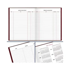 Journals|AT-A-GLANCE Standard Hardcover 2025 Daily Diary, 7.5" x 9.5", Ruled, Red (SD374-13-25)