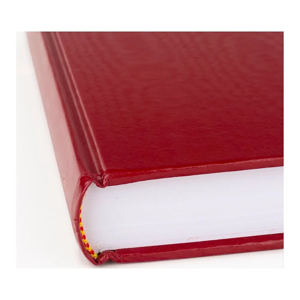 Journals|AT-A-GLANCE Standard Hardcover 2025 Daily Diary, 7.5" x 9.5", Ruled, Red (SD374-13-25)