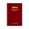 Journals|AT-A-GLANCE Standard Hardcover 2025 Daily Diary, 5.75" x 8.25", Wide-Ruled, Red (SD387-13-25)