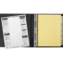 Dividers|Avery Big Tab Insertable Paper Dividers, 5-Tab, Yellow (11110)