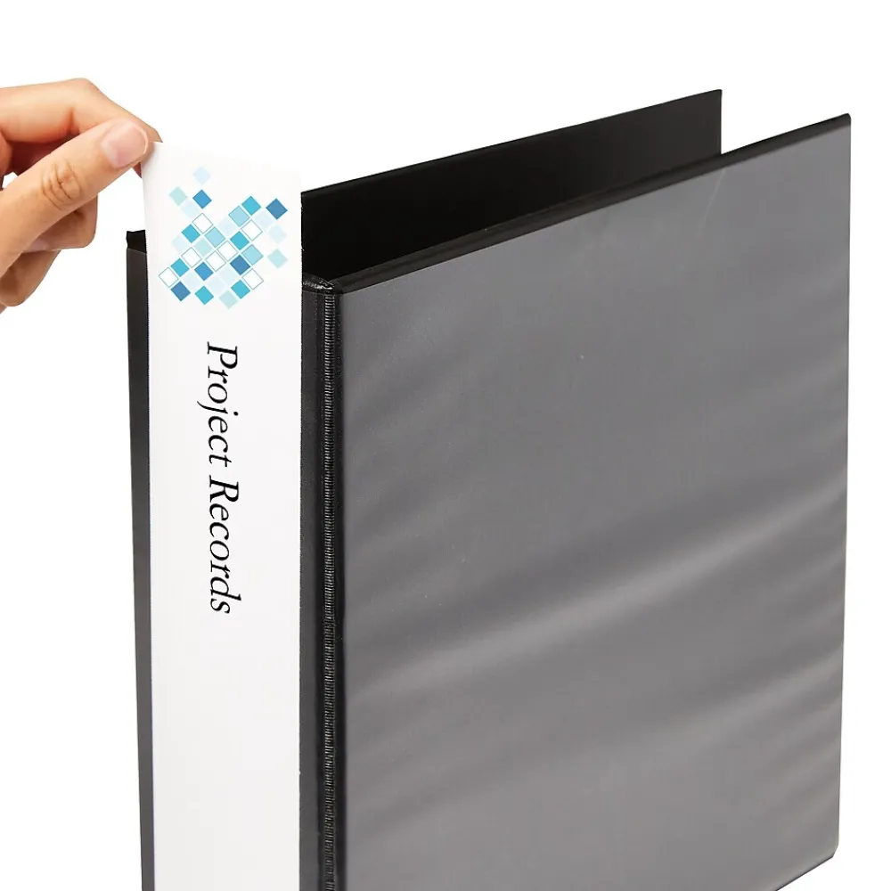 Dividers|Avery Binder Spine Inserts, 3" Spine Width, White, 15/Pack (89109)