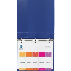 Dividers|Avery Customizable Table of Contents Dividers, 5-Tab, Multicolor, 3 Sets/Pack (11070)
