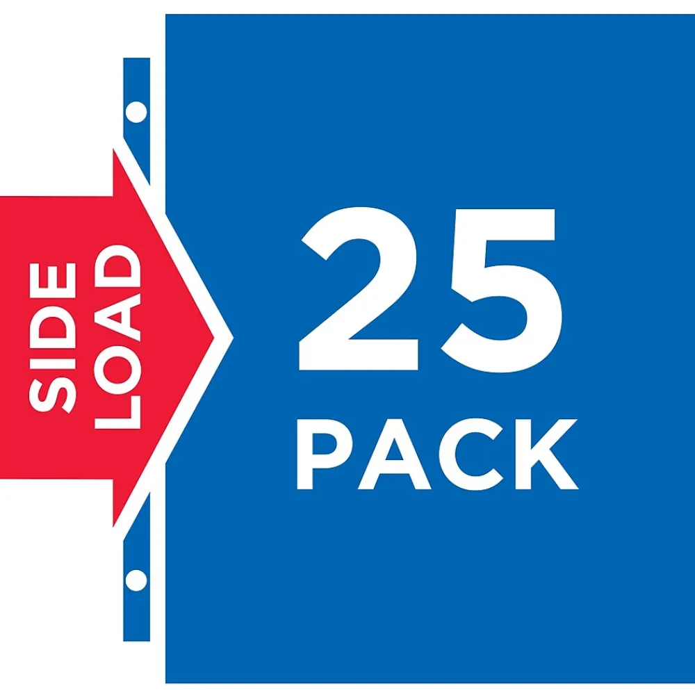 Sheet Protectors|Avery Diamond Clear Side Insert Sheet Protectors, Heavyweight, 900/Carton (76001)