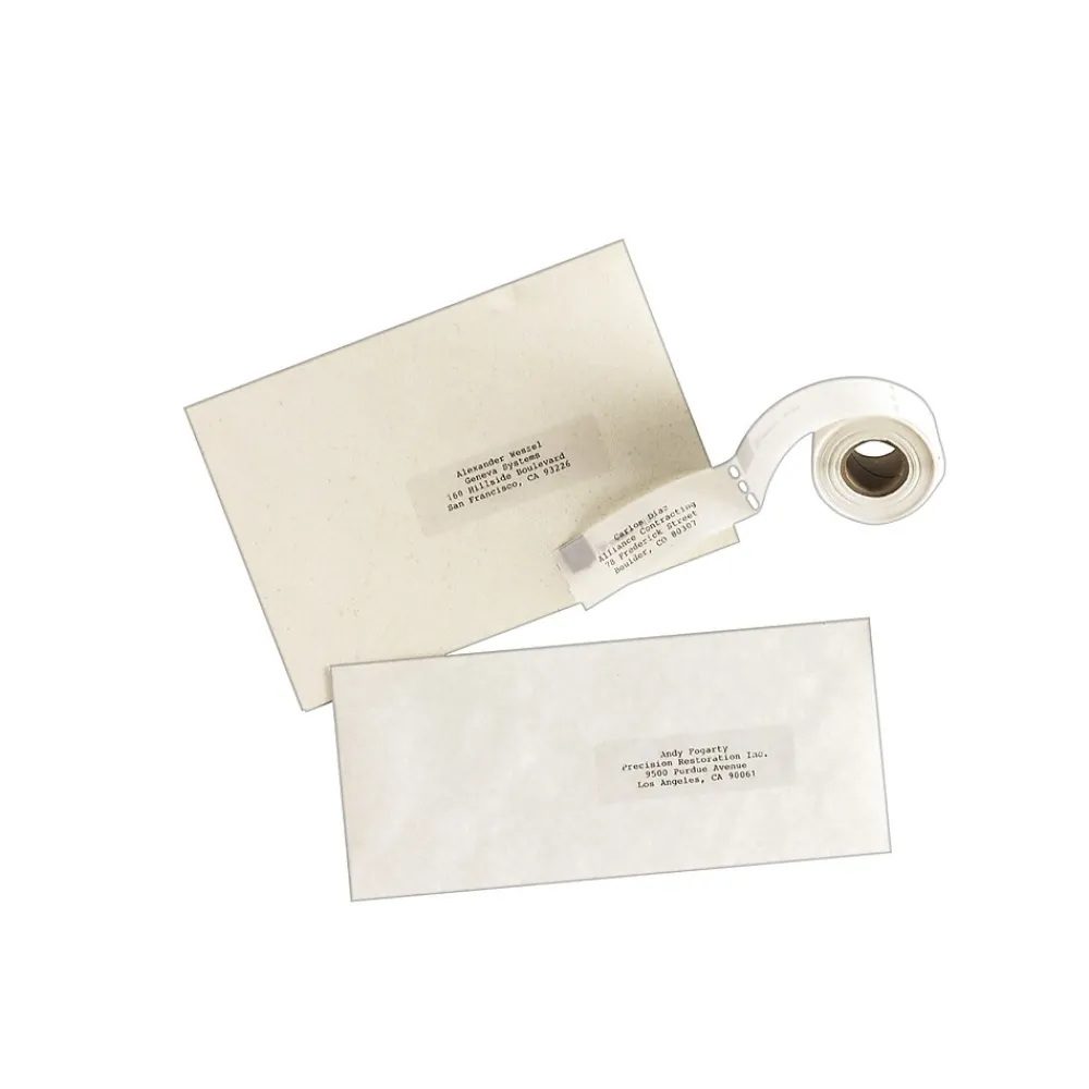 Labels|Avery Direct Thermal Roll Multipurpose Labels, 1-1/8" x 3-1/2", Clear, 120 Labels/Box (4151)