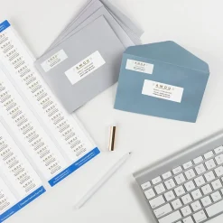 Labels|Avery Easy Peel Inkjet Return Address Labels, 2/3