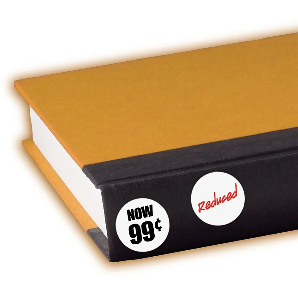 Labels|Avery Easy Peel Laser/Inkjet Multipurpose Labels, 1" Dia, White, 600 Labels/Pack (5410)