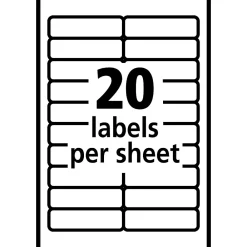 Labels|Avery Easy Peel Laser/Inkjet Multipurpose Labels on 4