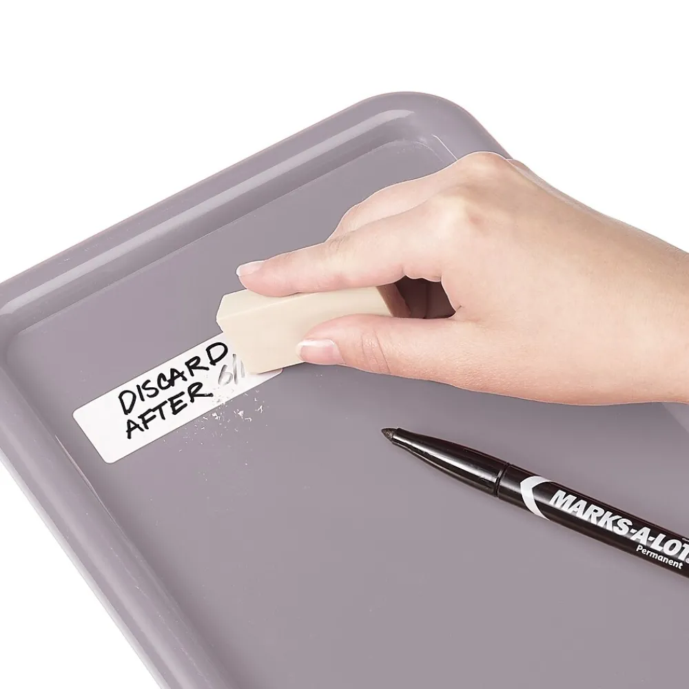Labels|Avery Erasable Multipurpose Labels, 7/8" x 2-7/8", White, Non-Printable, 80 Labels/Pack (5429)