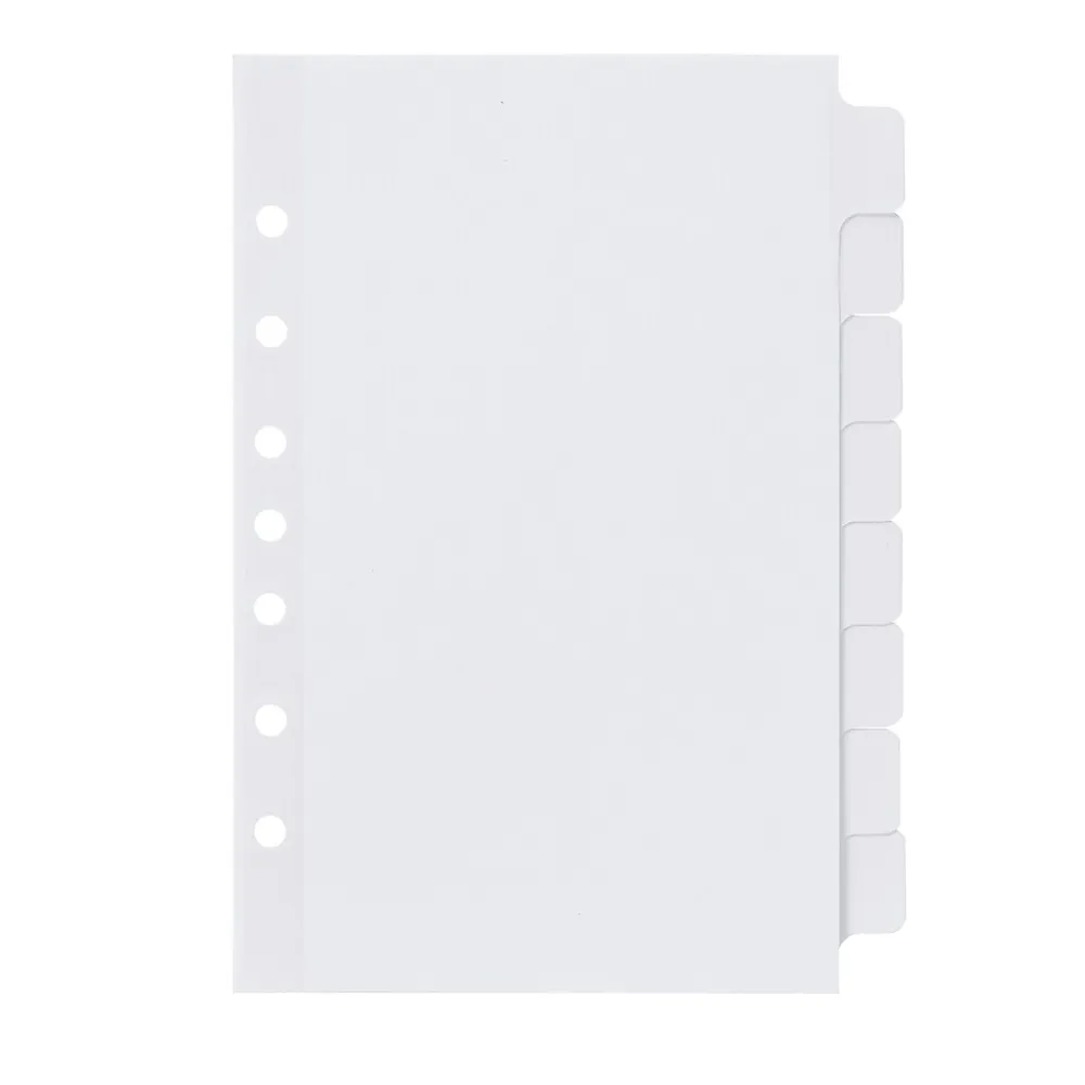 Dividers|Avery Index Maker Mini Paper Dividers with Print & Apply Label Sheets, 8 Tabs, White (11427)