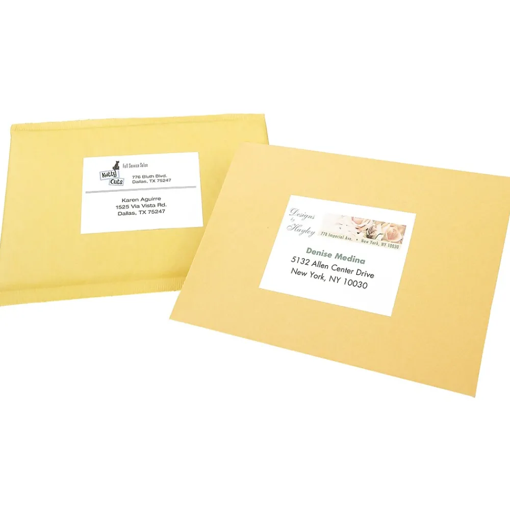 Labels|Avery Laser/Inkjet Multipurpose Labels, 3" x 4",White, 80 Labels/Pack (5453)