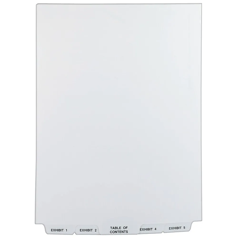 Dividers|Avery Premium Collated Legal Paper Dividers, 1-25 & Table of Content Tabs, White, Style, Letter Size, Bottom Tab (11378)