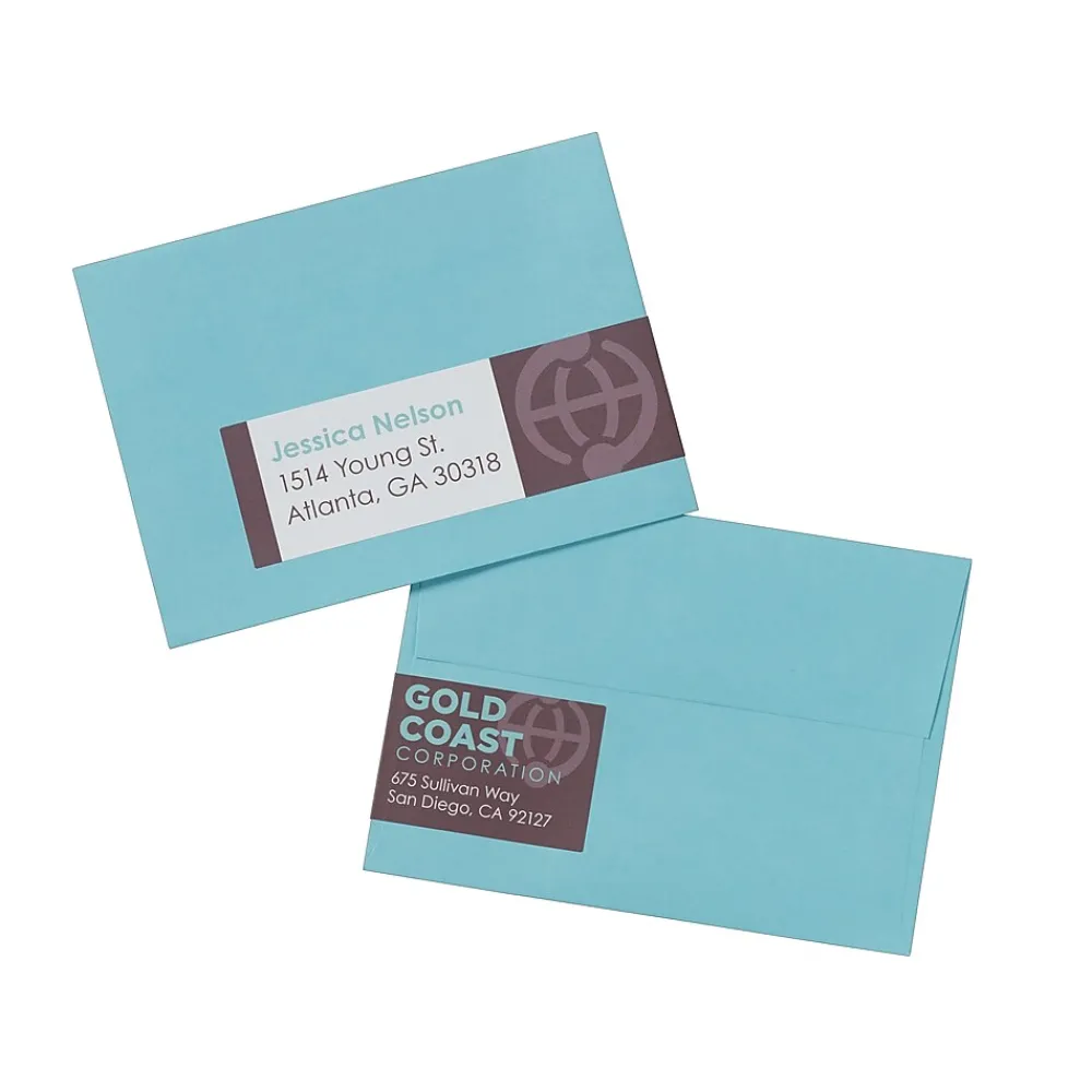 Labels|Avery Print-to-the-Edge Laser/Inkjet Wraparound Labels, 7.85" x 1.75", Textured White, 50/Pack (22838)