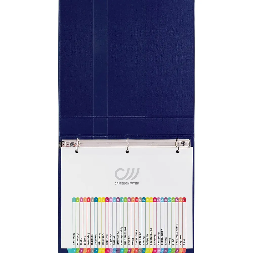 Dividers|Avery Ready Index Table of Contents Paper Dividers, 1-31 Tabs, Contemporary Multicolor (11846)