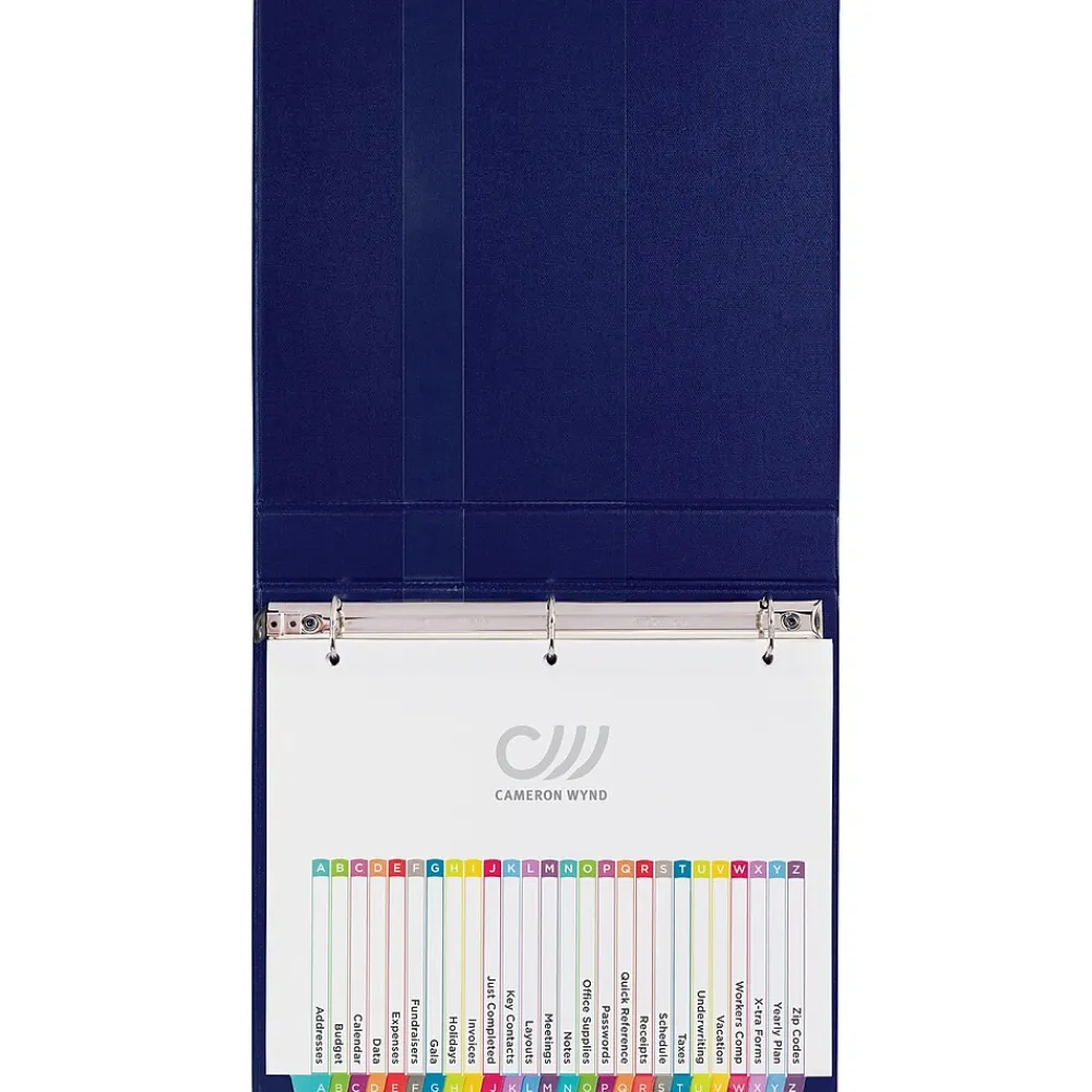 Dividers|Avery Ready Index Table of Contents Paper Dividers, A-Z Tabs, Contemporary Multicolor (11844)