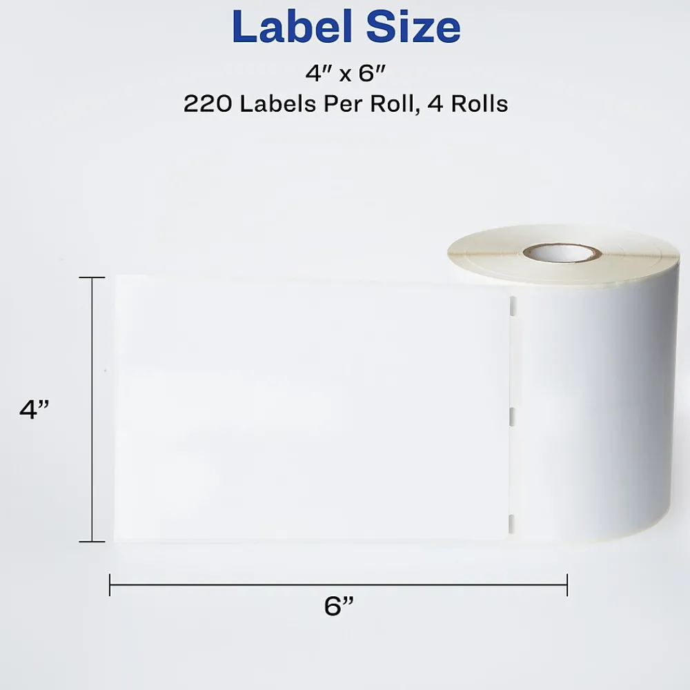Labels|Avery Thermal Shipping Labels, 4" x 6", White, 880 Labels/Box (4157)