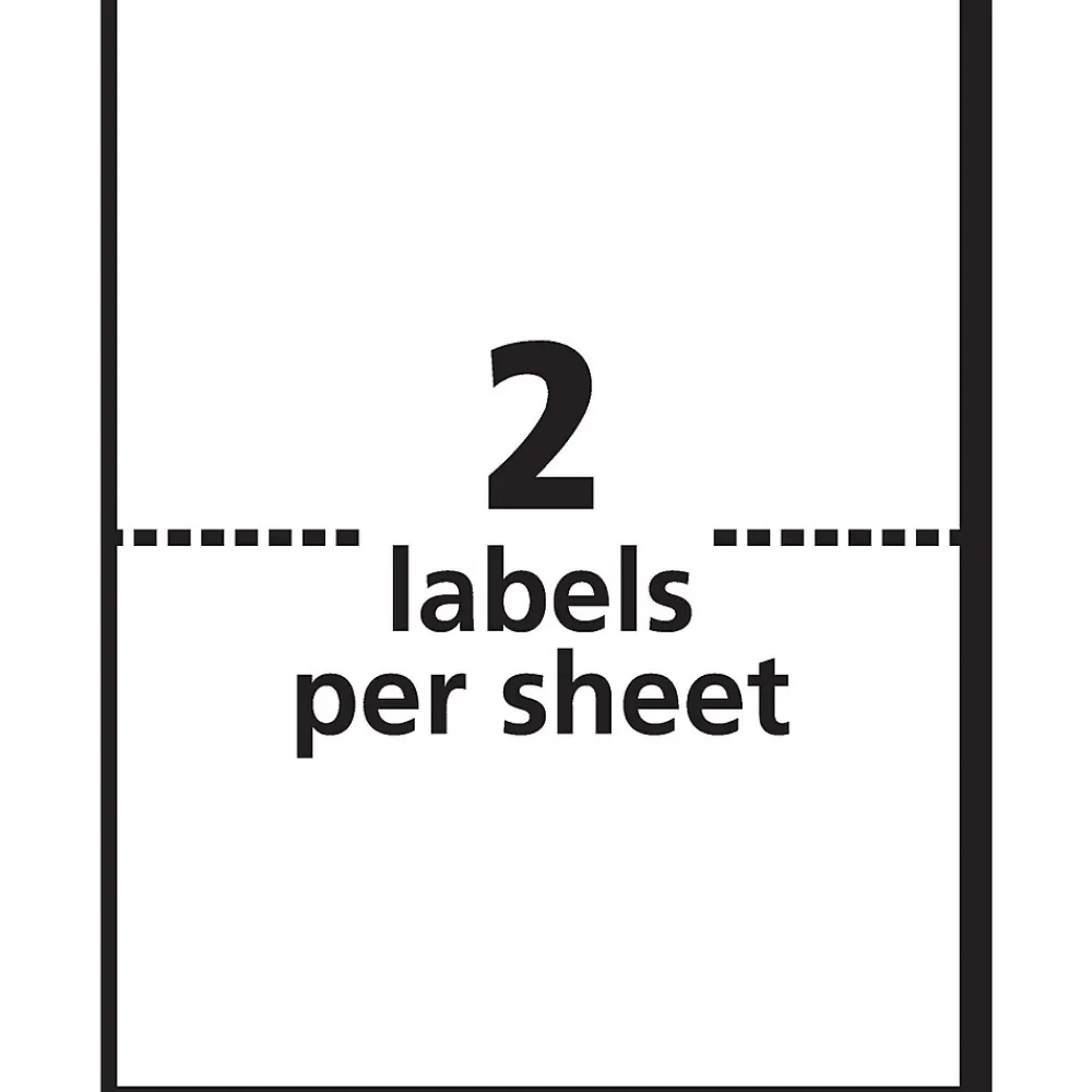 Labels|Avery TrueBlock Laser/Inkjet Shipping Labels, 3" x 4", White, 40 Labels/Pack (5286)