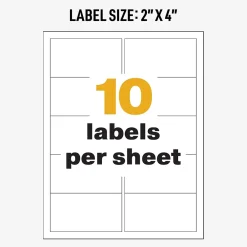 Labels|Avery UltraDuty Waterproof Laser GHS Chemical Labels, 2