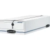 File Storage|Bankers Box® Bankers Box Liberty Check and Form Boxes, Check Size, White/Blue (4662401)