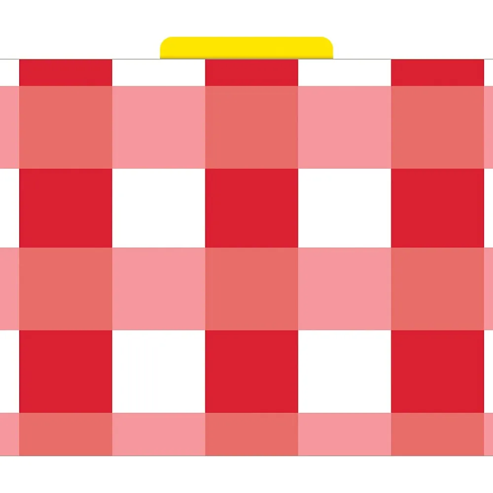 File Folders|Barker Creek Buffalo Plaid & Wide Stripes File Folder, 1/3-Cut Tab, Letter Size, Assorted, 12/Pack (2011)