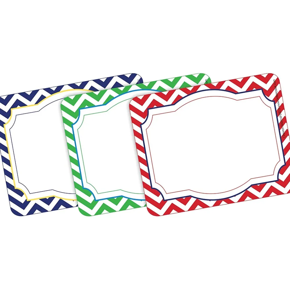File Folders|Barker Creek Chevron Nautical Office/Classroom Set, 109 Pieces/Set (BC6004)