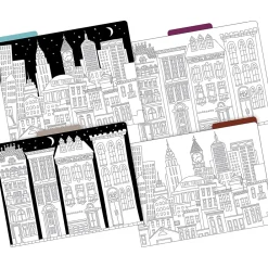 File Folders|Barker Creek Color Me! File Folder Set, 1/3-Cut Tab, Letter Size, 24/Set (4134)