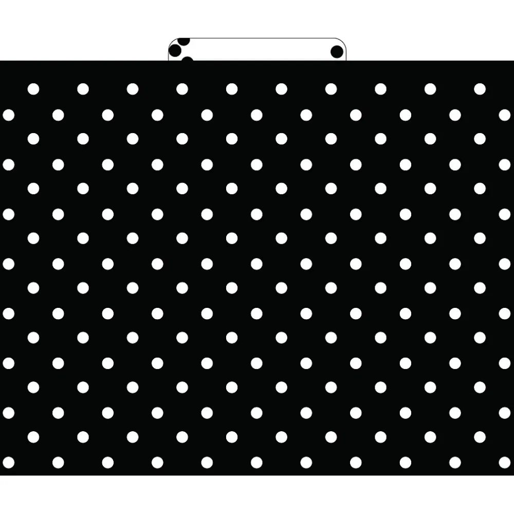File Folders|Barker Creek File Folder Set, 1/3-Cut Tab, Letter Size, Black & White Dot, 12/Pack (2004)