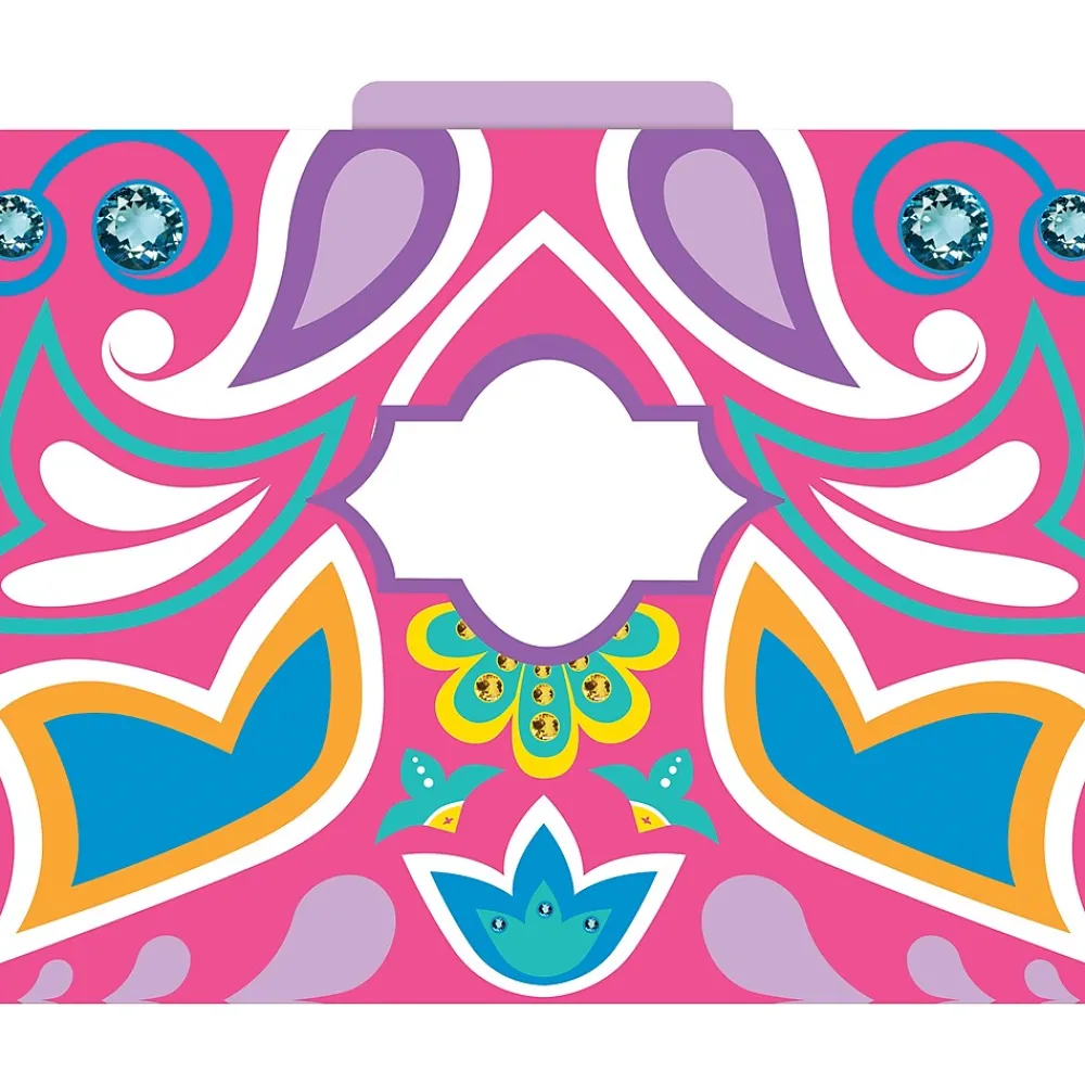 File Folders|Barker Creek File Folder Set, 1/3-Cut Tab, Letter Size, Bohemian, 12/Pack (2002)
