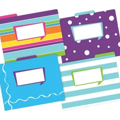 File Folders|Barker Creek File Folder Set, 1/3-Cut Tab, Letter Size, Multicolored, 12/Pack (2003)