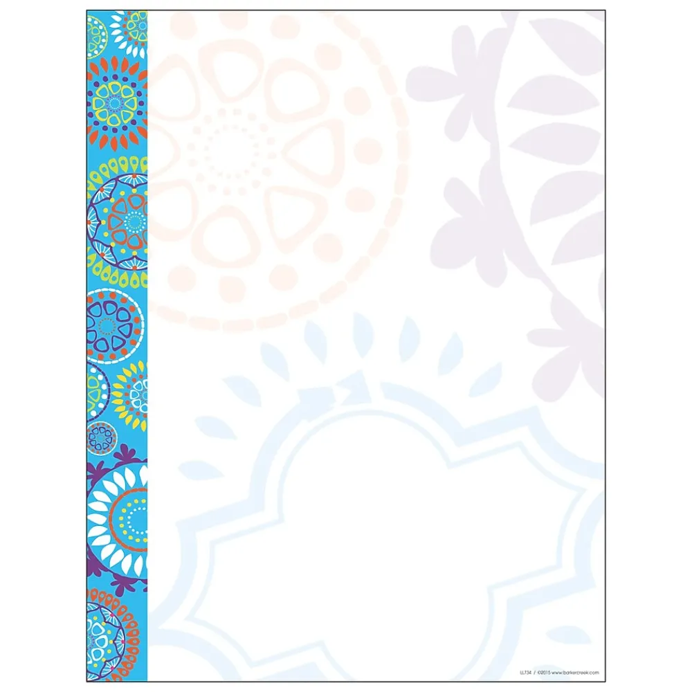 File Folders|Barker Creek Get Organized Moroccan File Folder Kit, Assorted Colors, 107/Set (BC0115)