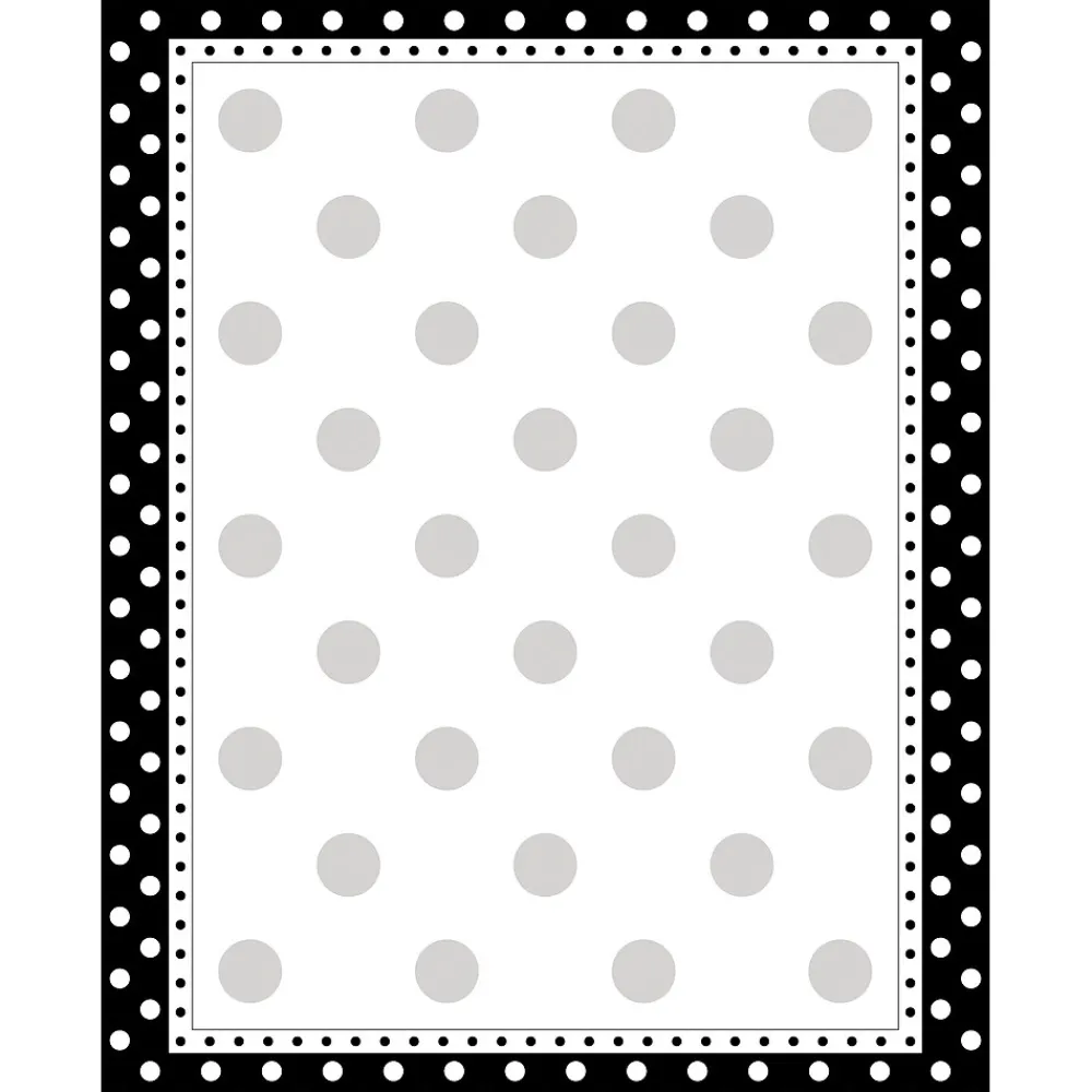 File Folders|Barker Creek Get Organized File Folder Set, 1/3-Cut Tab, Letter Size, Black & White Dot, 107/Set (136)