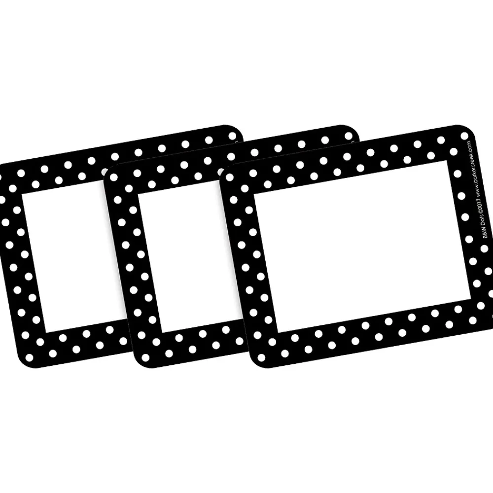 File Folders|Barker Creek Get Organized File Folder Set, 1/3-Cut Tab, Letter Size, Black & White Dot, 107/Set (136)