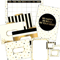 File Folders|Barker Creek Gold Office/Classroom Set, 109 Pieces/Set (BC6000)