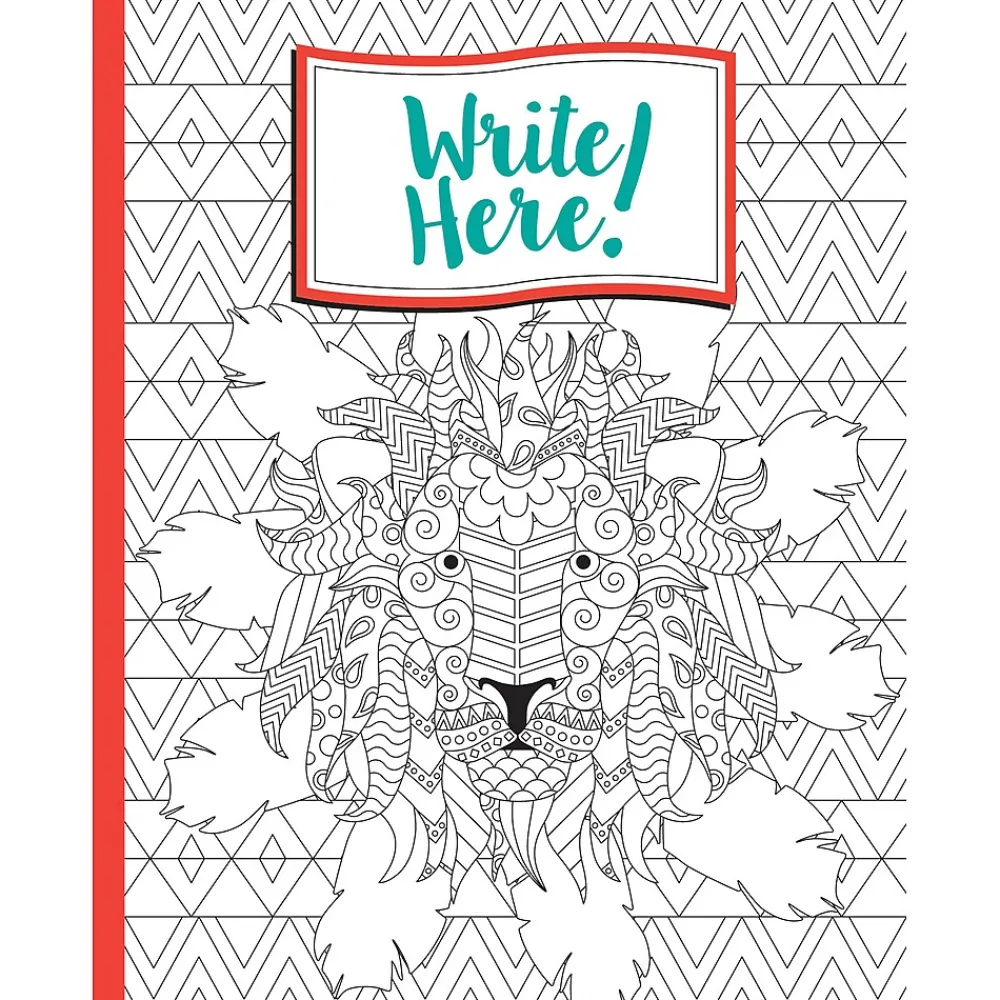 Journals|Barker Creek Inspired Writing Journal Set Journal, 8.5" x 11", College Ruled, Multicolor, 5/Set (BC3873)