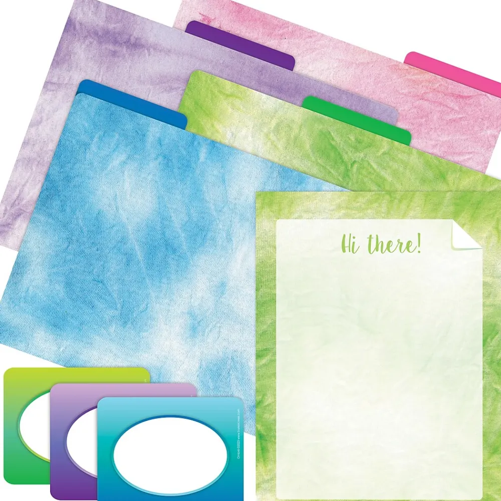 File Folders|Barker Creek Lime Ombré File Folder, 1/3-Cut Tab, Letter Size, Assorted, 107/Set (156)
