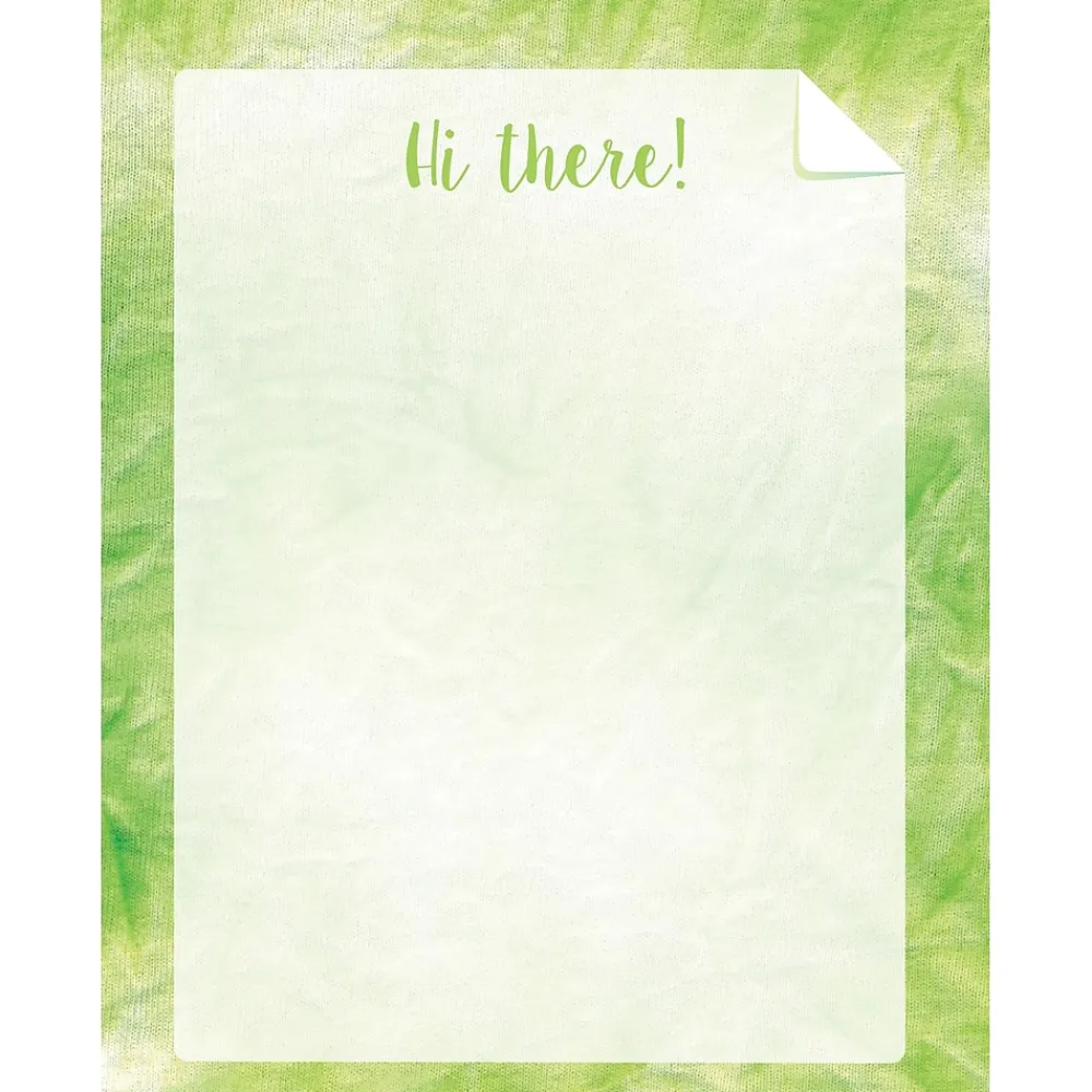 File Folders|Barker Creek Lime Tie-Dye File Folder, 1/3-Cut Tab, Letter Size, Assorted, 107/Set (155)