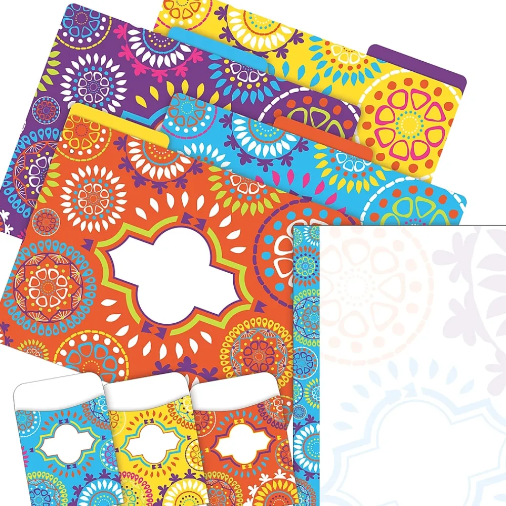 File Folders|Barker Creek Moroccan On-Trend Organizer Set, 92/Set (4095)
