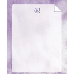 File Folders|Barker Creek Purple Tie-Dye File Folder, 1/3-Cut Tab, Letter Size, Assorted, 107/Set (153)