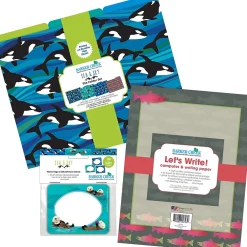 File Folders|Barker Creek Sea & Sky Salmon File Folder, 1/3-Cut Tab, Letter Size, Assorted, 107/Set (147)