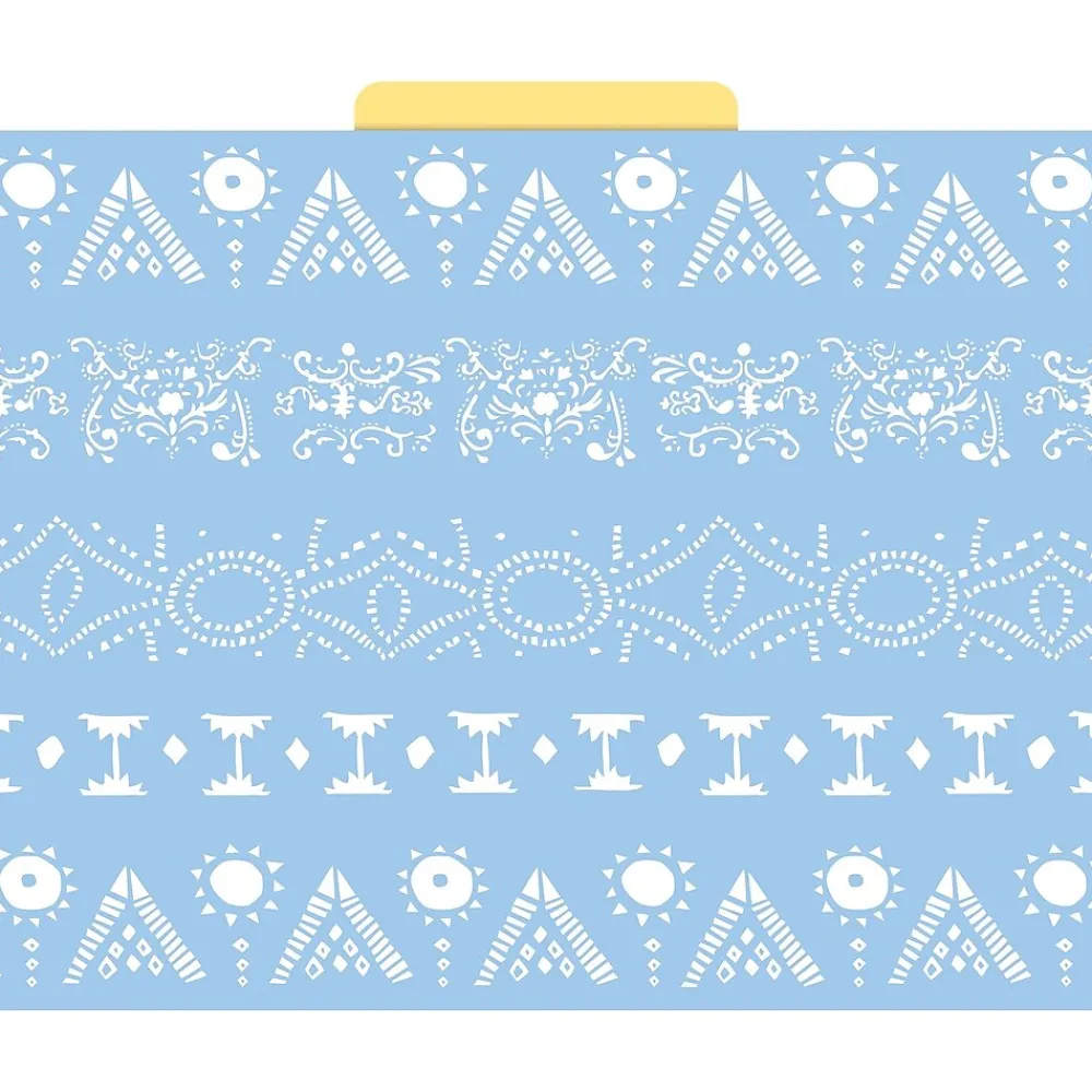 File Folders|Barker Creek Thoughtfulness File Folders, 3-Tab, Letter Size, Assorted, 12/Pack (BC1307)